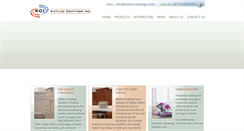 Desktop Screenshot of katilaccoatings.com